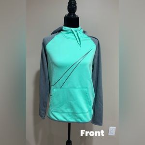 Mint nike swoosh hoodie